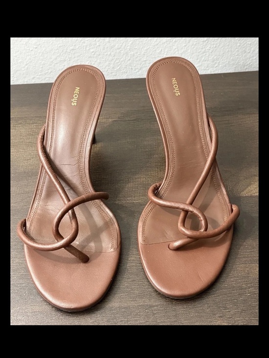 Neous Shoes - Neous Brown Heel Sandals Women 39 Designer Leather
